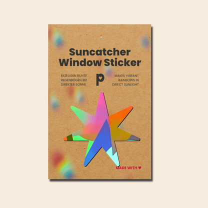 Sonnenfänger-Fenstersticker „Starlight“ Regenbogen-Prisma-Sticker