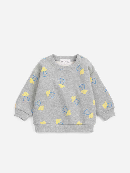 Bobo Choses Pixel Abduction all over sweatshirt