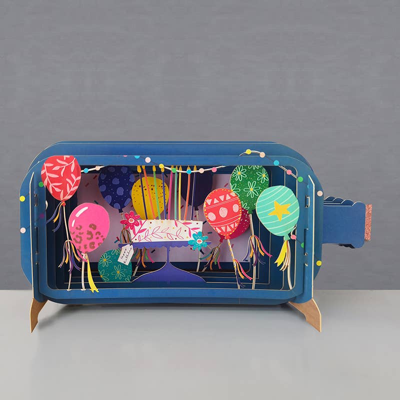 Pop-Up-Karte „Nachricht in einer Flasche“