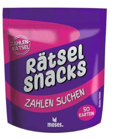 Moses Rätsel Snacks Zahlen suchen