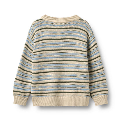 WHEAT Jacquard Pullover Harlow – offwhite
