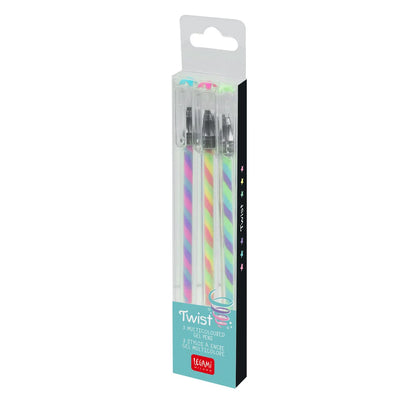 Legami Twist 3 farbiger Gel Stift