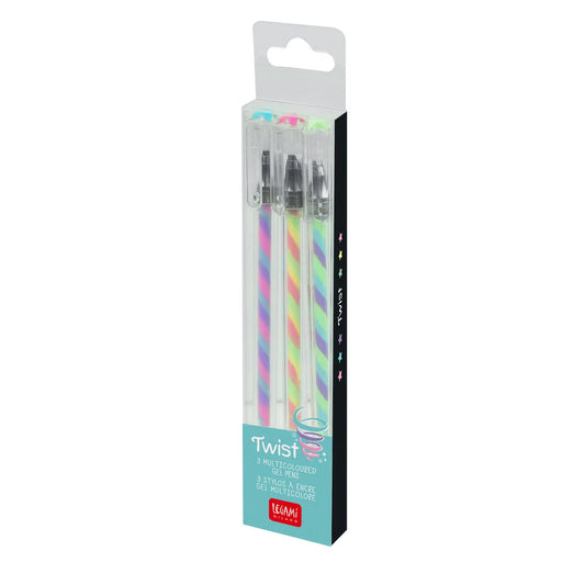 Legami Twist 3 farbiger Gel Stift
