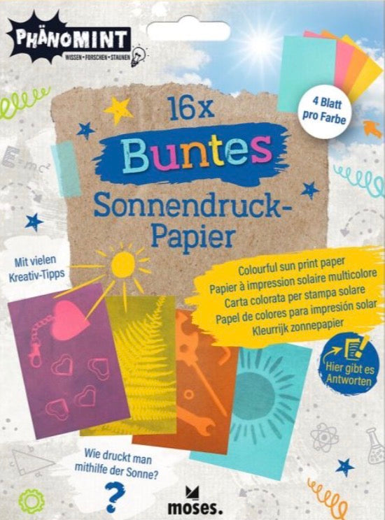Moses Phänomint Sonnendruck-Papier bunt