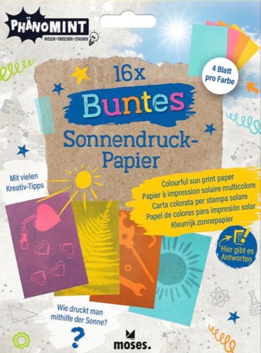 Moses Phänomint Sonnendruck-Papier bunt