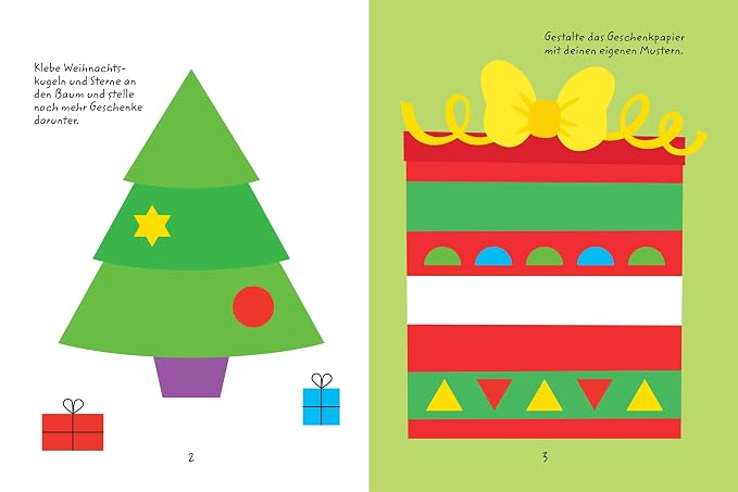 Sticker-Kreativbuch Weihnachten