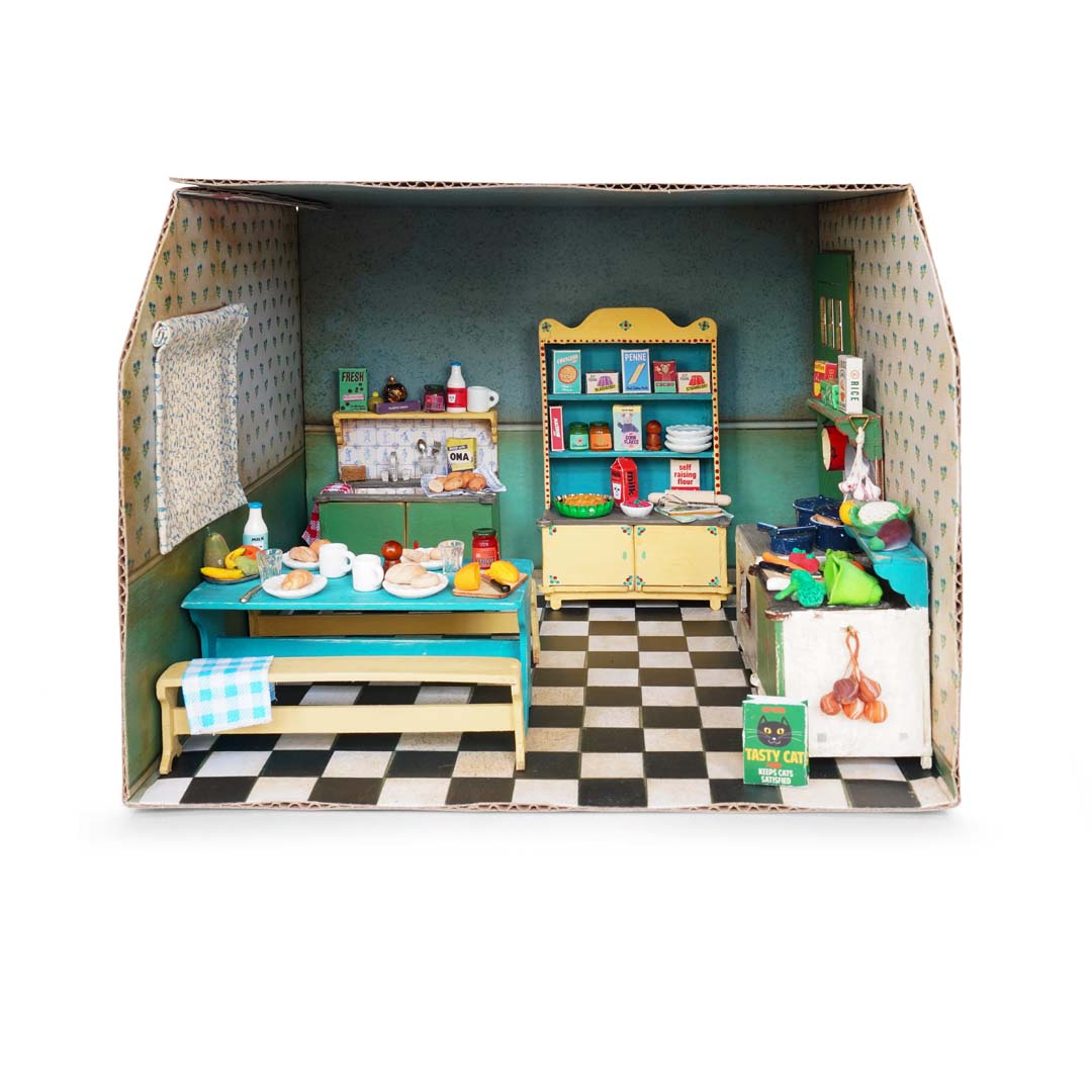 Sam & Julia Mäusehaus-Zimmer: DIY Möbel-Baukastenset - Küche, Mini-Küche