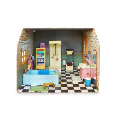 Sam & Julia Mäusehaus-Zimmer DIY Möbel-Baukastenset Badezimmer 1:12 Maßstab