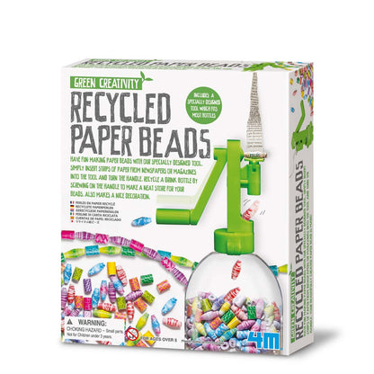 Kreative Handarbeit: Recycelte Papierperlen