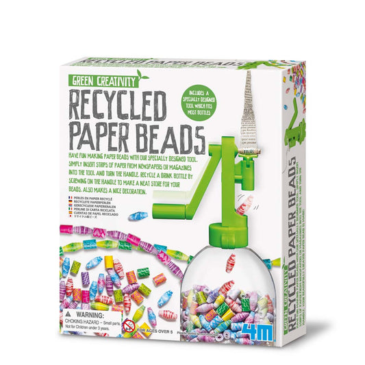 Kreative Handarbeit: Recycelte Papierperlen
