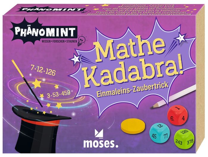 Moses PhänoMINT Mathe Kadabra! Einmaleins-Zaubertrick