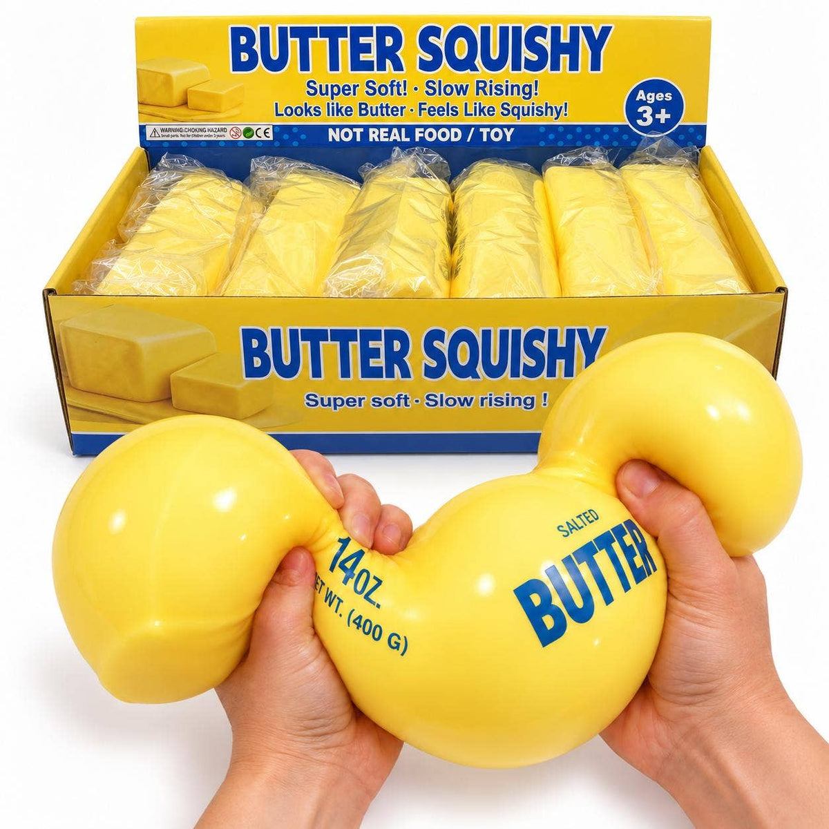 Squishy Butter Jumbo 25 cm | Squishy TPR riesig ultraweich
