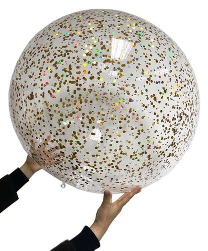 Jumbo Fun Ballon Ball Glitzer