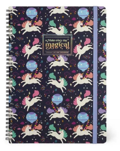 Legami Spiral Notebook Einhorn