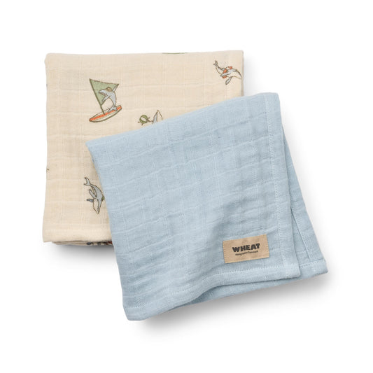 Wheat 2er Set Muslin Kaya