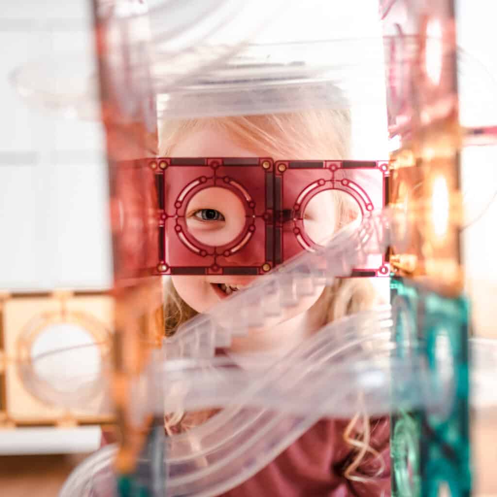 Connetix Kugelbahn Ball Run Pastel - 106 Teile