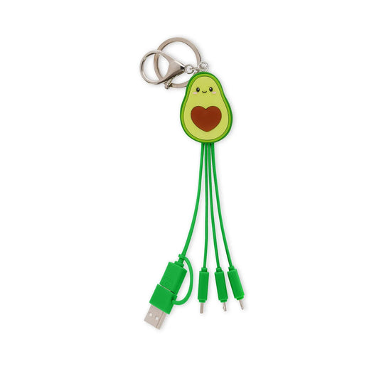 6-in-1-Ladekabel mit Schlüsselanhänger Rainbow - Link Up