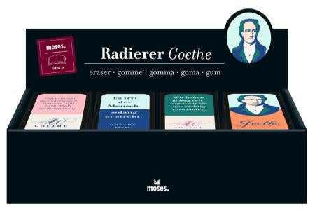 Moses Radierer Goethe mit Zitat