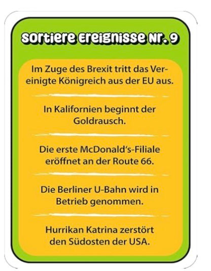 Moses Rätsel Snack Wann war das