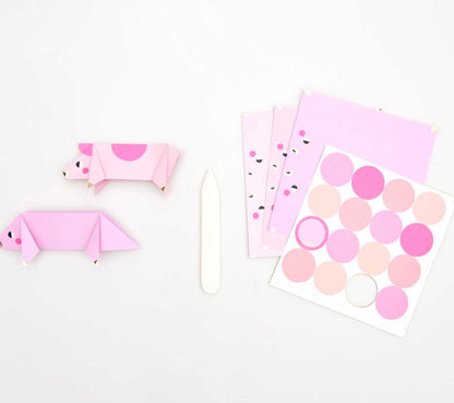 Rico Design Origami Glücksschweinchen