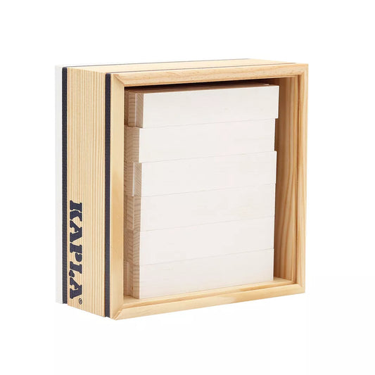 Kapla 40er Quadrate Weiß