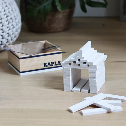 Kapla 40er Quadrate Weiß