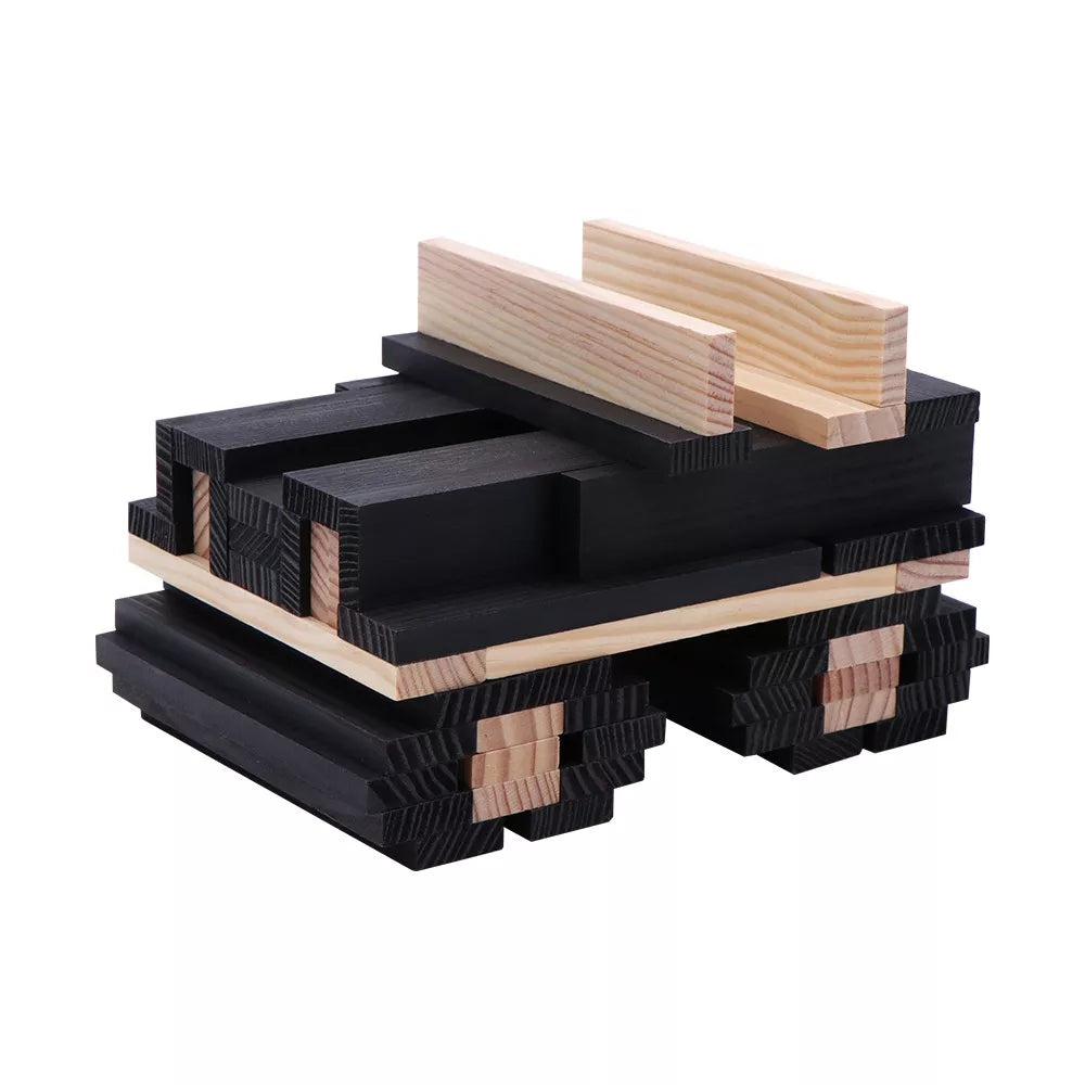 Kapla 40er Quadrate Schwarz