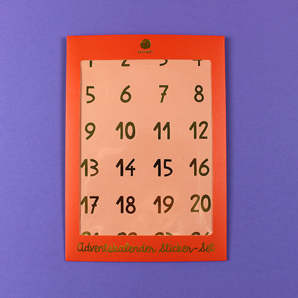 Ava&Yves Adventskalender Sticker- zahlen