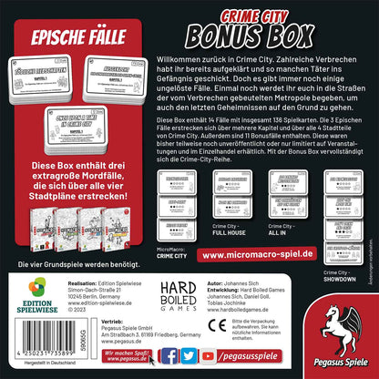 Pegasus MicroMacro: Crime City – Bonus Box