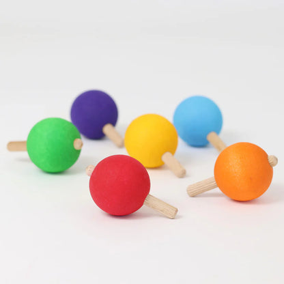 Grimm’s Kreisel Regenbogen 6 Stück