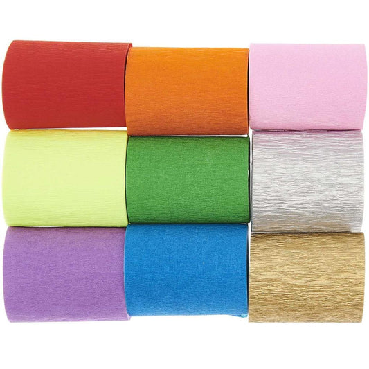 Rico Design Kreppbänder Regenbogen Klassik