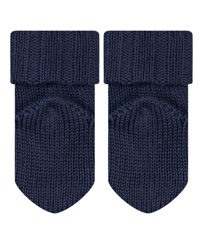 Falke kuschelige Merino-Baumwoll Söckchen dunkelblau
