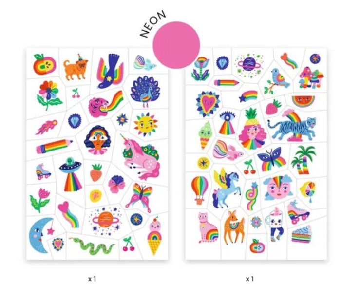 Djeco Tattoos Rainbow