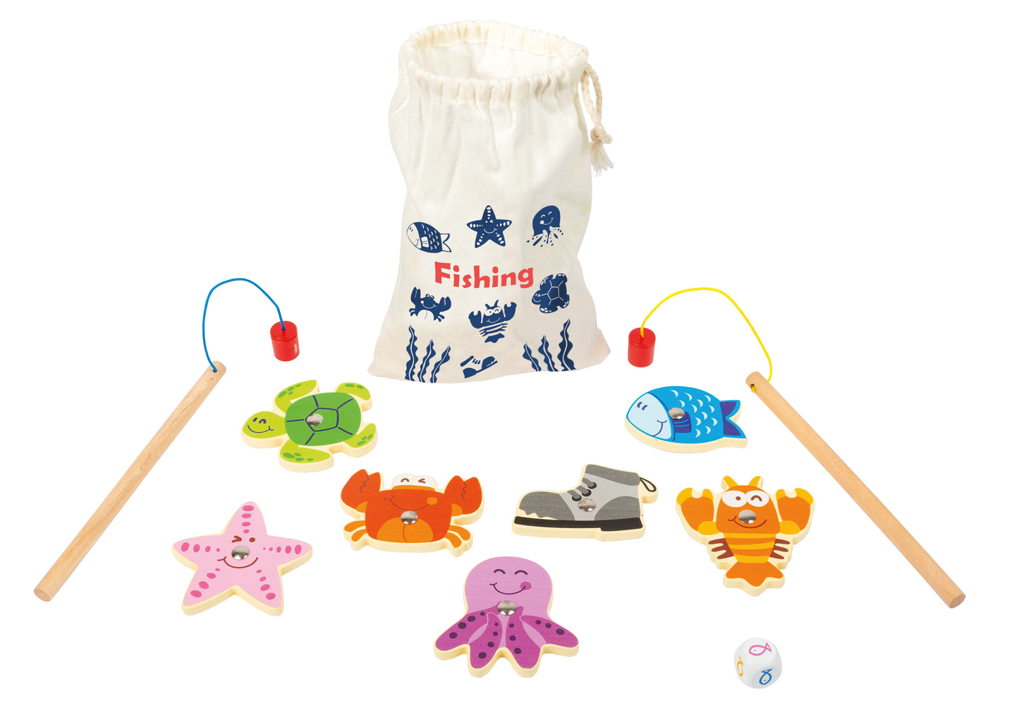 Small Foot Fische angeln Reisespiel