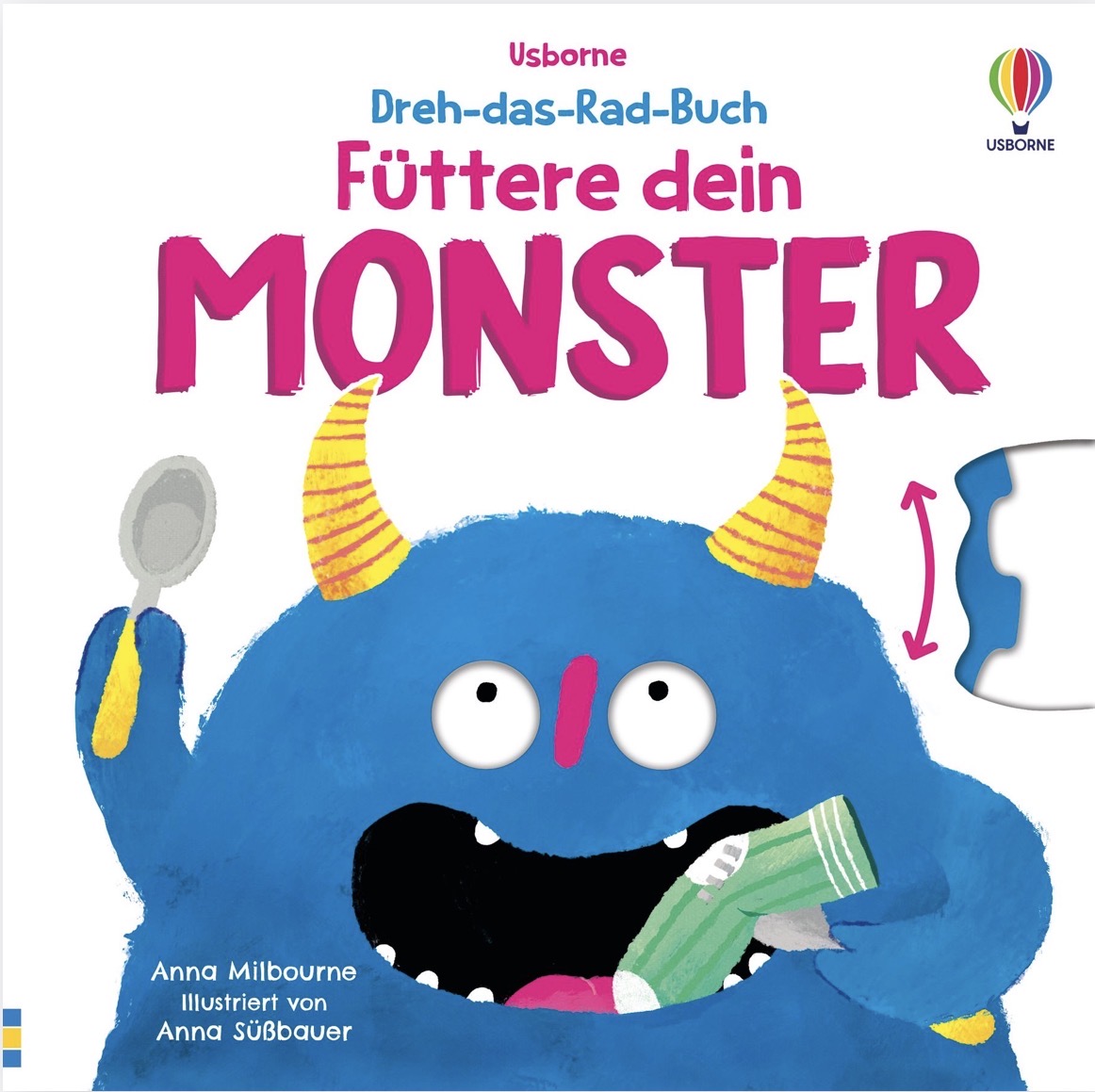 Usborne Dreh-das-Rad-Buch: Fütter dein Monster