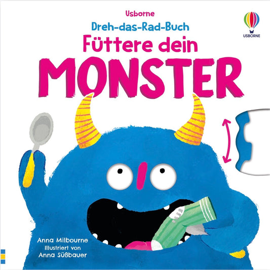 Usborne Dreh-das-Rad-Buch: Fütter dein Monster