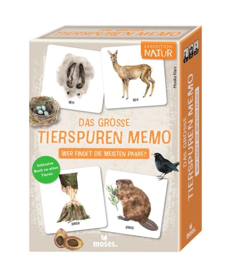 Moses Das Große Tierspuren Memo