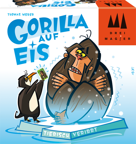 Gorilla auf Eis