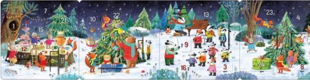 Mein erstes Adventskalenderbuch mit 24 klappen