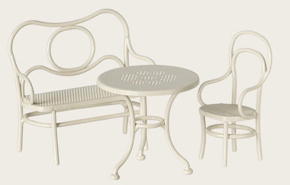 Maileg miniature furniture Café Set mouse Small
