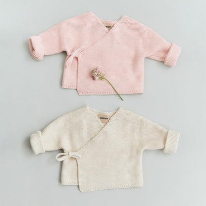 Wheat Knit Wraparound L/S Siva