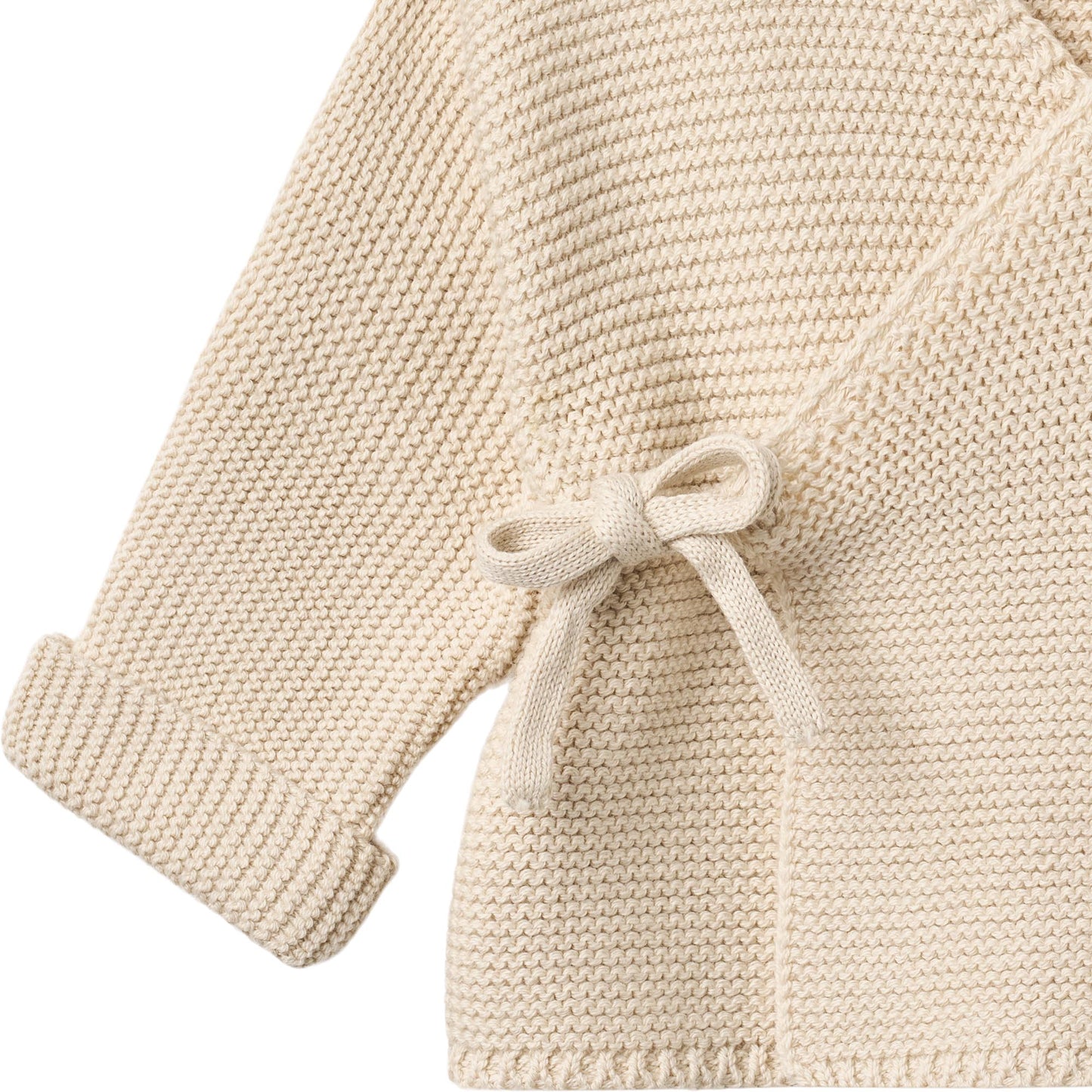 Wheat Knit Wraparound L/S Siva