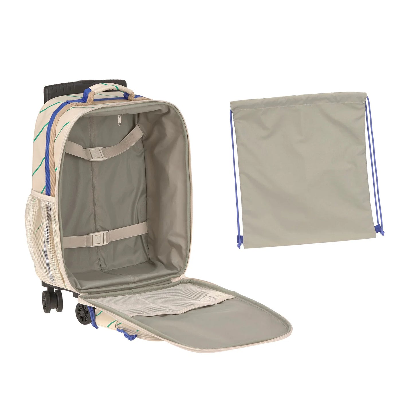 Lässig KINDERKOFFER - TROLLEY, HAPPY TRAILS, FROSCH