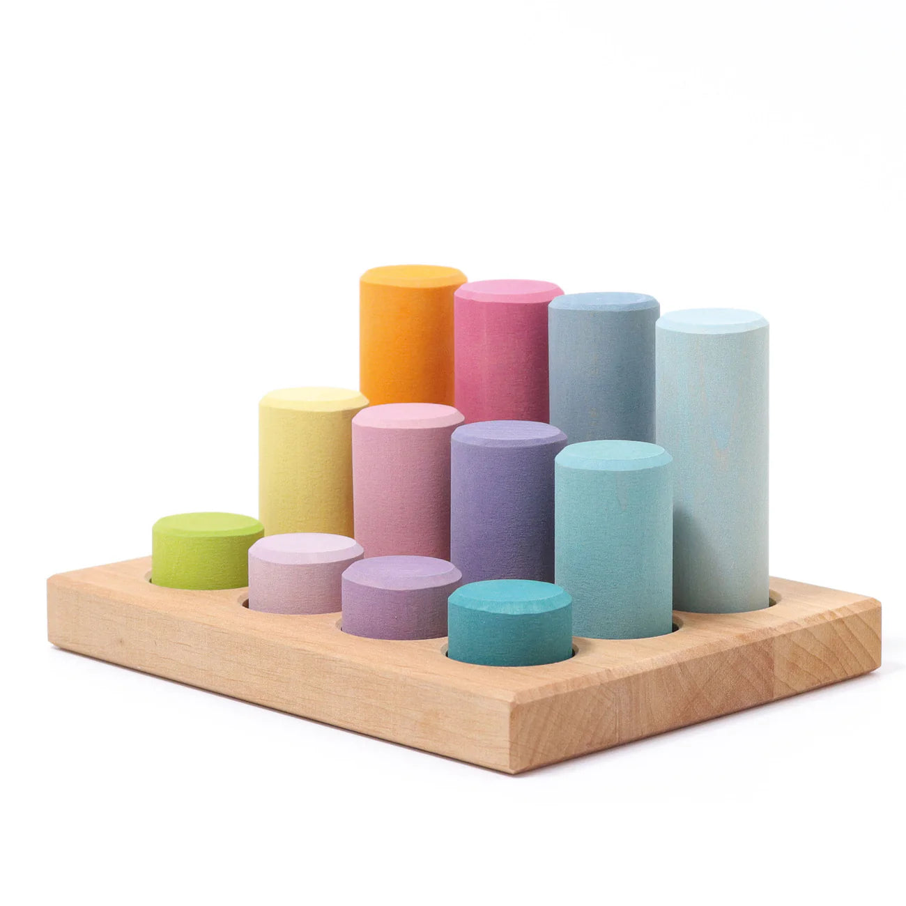 Grimms Steckspiel kleine Walzen Pastell