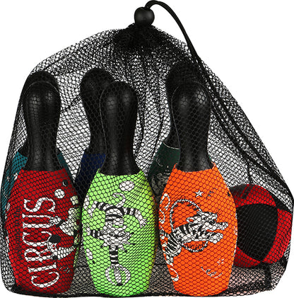 Sunflex Bowlingset - 6 Kegel und 1 Ball