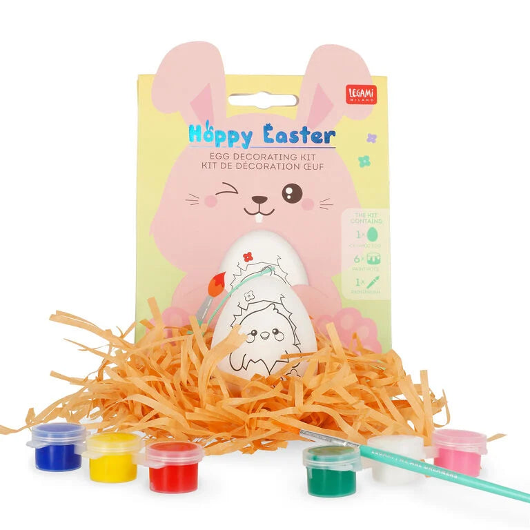 Legami Set aus 2 Gelstiften mit Deko-Tierchen - Lovely Friends - Hoppy Easter und Osterei zum bemalen