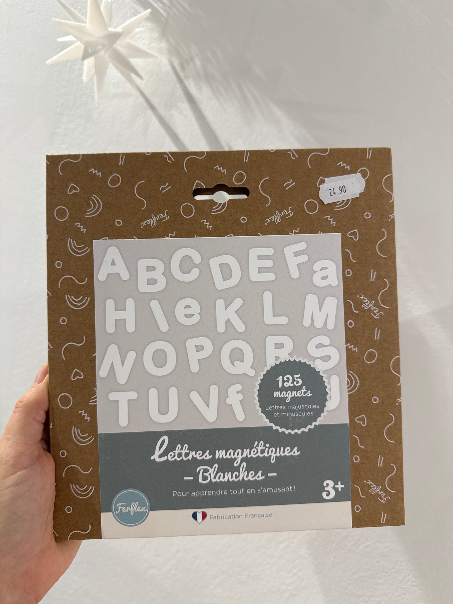 Ferflex 125 Buchstaben Magnete weiß