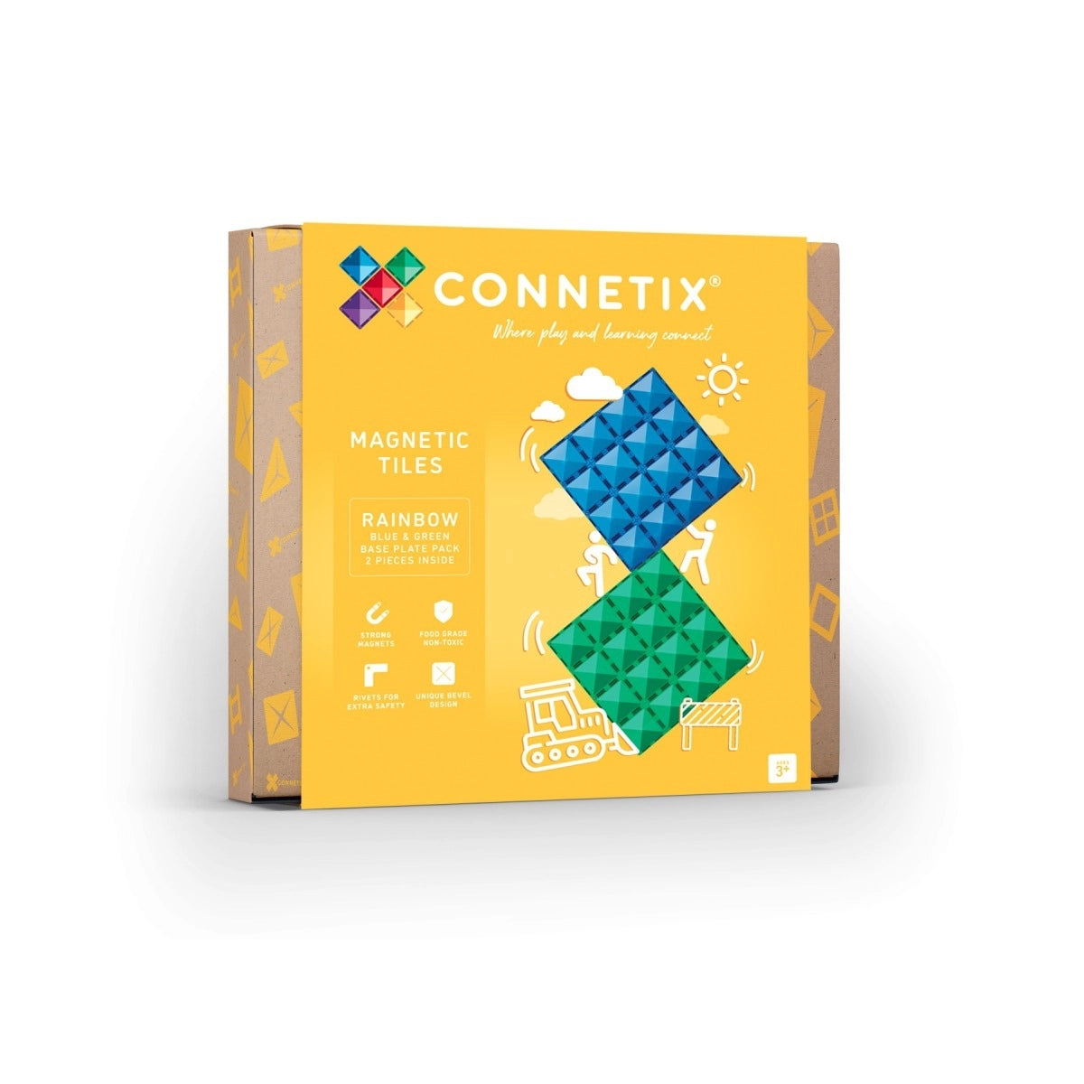 Connetix Rainbow Base Plate Pack Basisplatten