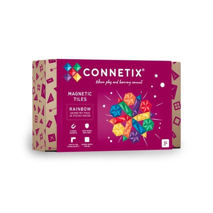 Connetix Magnet Bausteine Rainbow 30 Teile