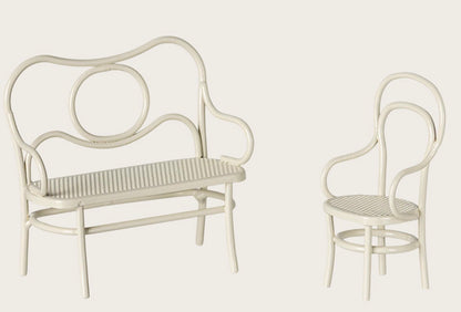 Maileg miniature furniture Café Set mouse Small